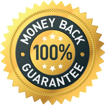 100% money back guarantee